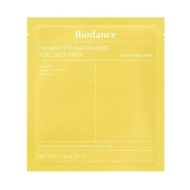 BIODANCE Biodance Radiant Vita Niacinamide Real Deep Mask - Hidrogela maska ar niacinamīdu mirdzuma piešķiršanai ādai, 34g.