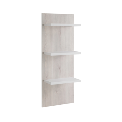 White Wall display with shelves — Sienas plaukts