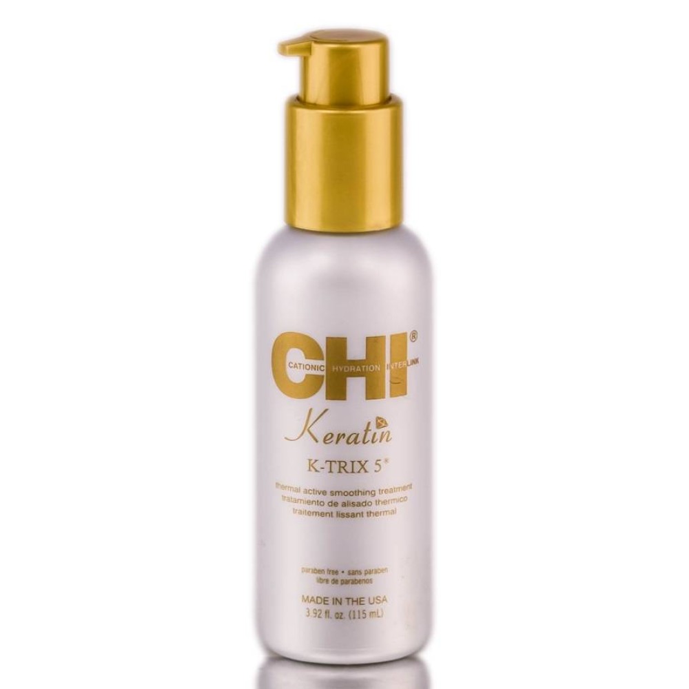 CHI Keratin K-TRIX 5 Themal Active Smoothing Treatment - Nogludinošs matu krēms, 115ml CHI Keratin K-TRIX 5 Themal Active Smoothing Treatment - Nogludinošs matu krēms, 115ml