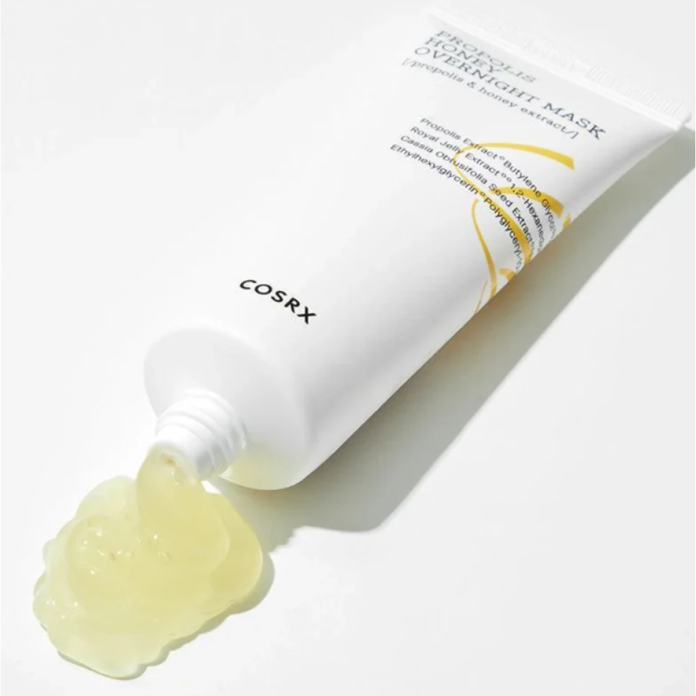 COSRX Full Fit Propolis Honey Overnight Mask - Mitrinoša trīs-vienā nakts maska ar propolisu, 60ml (453630)