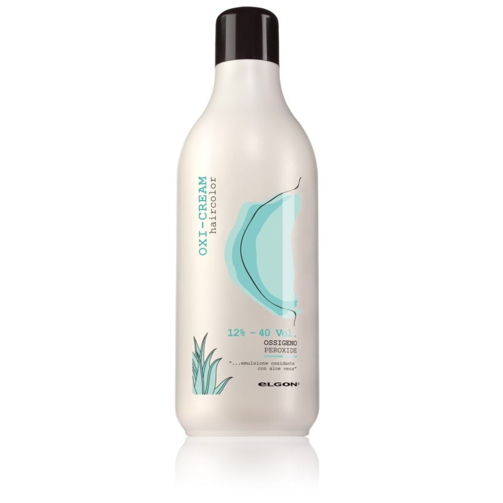 ELGON Oxi-cream haircolor 12% - Oksidējoša emulsija ar alveju, 1000ml