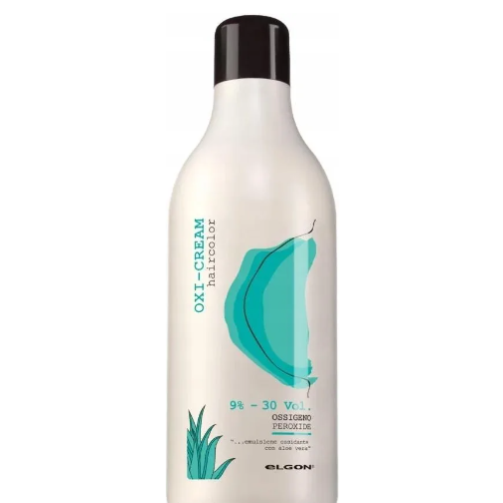 ELGON Oxi-cream haircolor 9% - Окисляющая эмульсия с алоэ вера, 1000ml