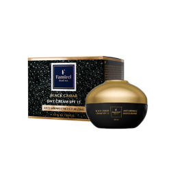 FAMIREL Black Caviar Moisturizing Anti-Wrinkle Day Cream SPF 15 - Dienas krēms ar melnā ikra ekstraktu un SPF 15 aizsardzību, 50ml