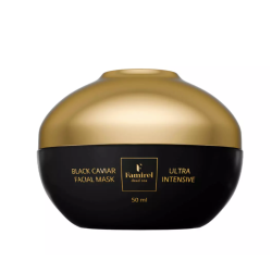 FAMIREL Black Caviar Ultra-Intensive Facial Mask - Sejas maska ar melnā ikra ekstraktu, 50ml