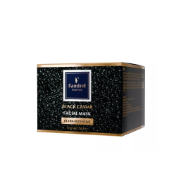 FAMIREL Black Caviar Ultra-Intensive Facial Mask - Sejas maska ar melnā ikra ekstraktu, 50ml