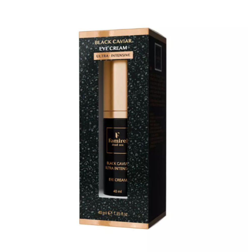 FAMIREL Black Caviar Ultra-Intensive Eye Cream - Acu krēms ar melnā ikra ekstraktu, 40ml (7290114086370)