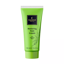 FAMIREL Restoring foot cream with Dead Sea mud - Intensīvs pēdu krēms ar Nāves jūras dubļiem, 100ml