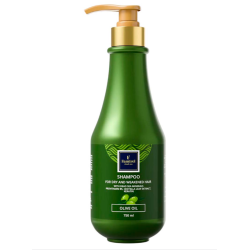 FAMIREL Shampoo Dry & Weakened Hair Olive Oil, Centella, Keratin & Dead Sea Minerals - Šampūns sausiem un bojātiem matiem, 750ml