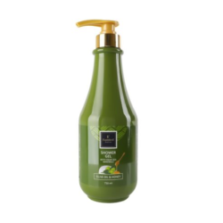 FAMIREL Shower Gel Olive Oil & Honey with Dead Sea Minerals - Dušas želeja ar medu, olīvām un Nāves jūras minerāliem, 750ml