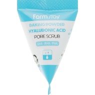 FarmStay Hyaluronic Acid Baking Powder Pore Scrub - Скраб для лица с гиалуроновой кислотой, 7ml