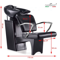 GABBIANO Q-2278 frizieru izlietne ar krēslu