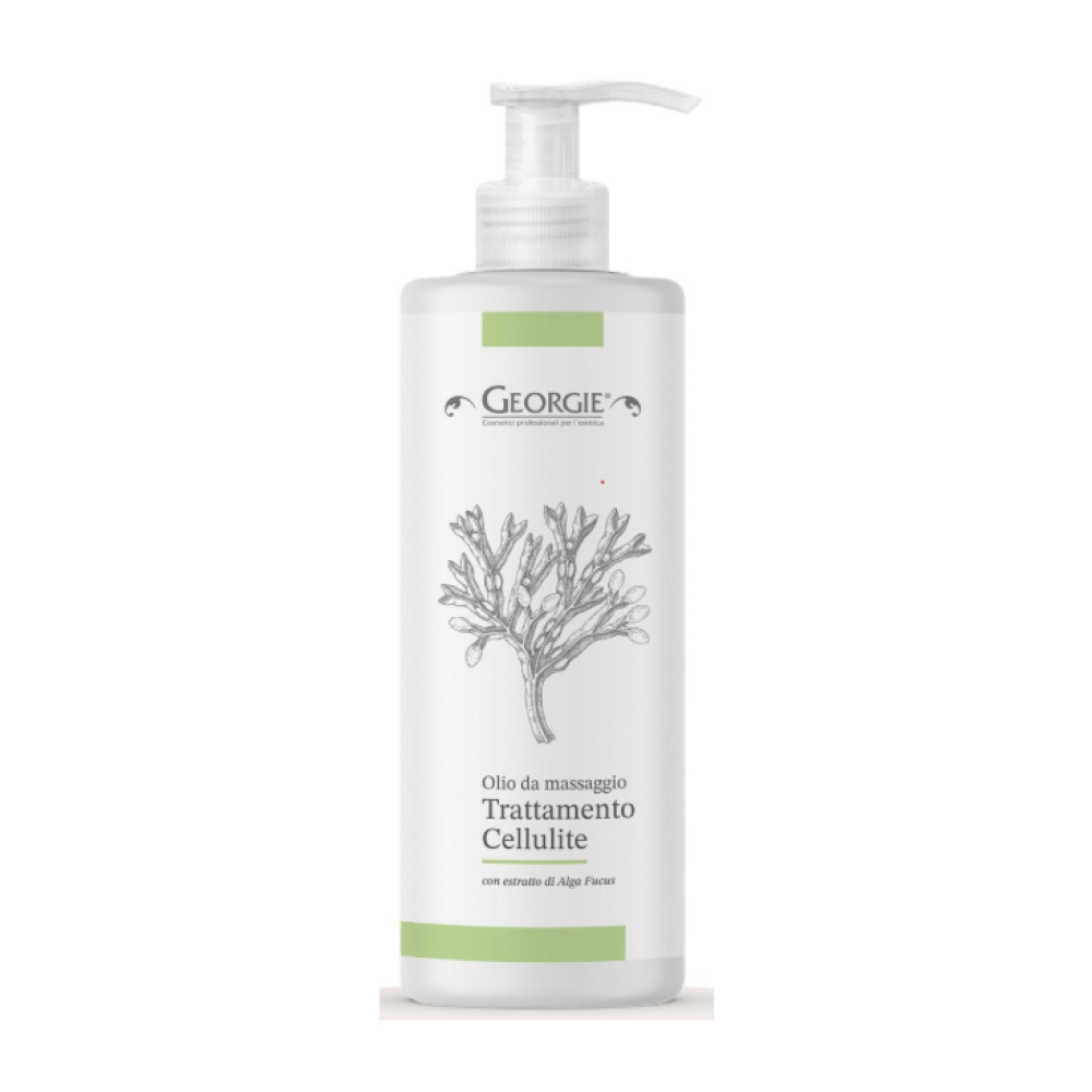 GEORGIE Eļļa masāžai pretcelulīta procedūrām, Fucus Aļģu ekstrakts, 500ml (C 4504)