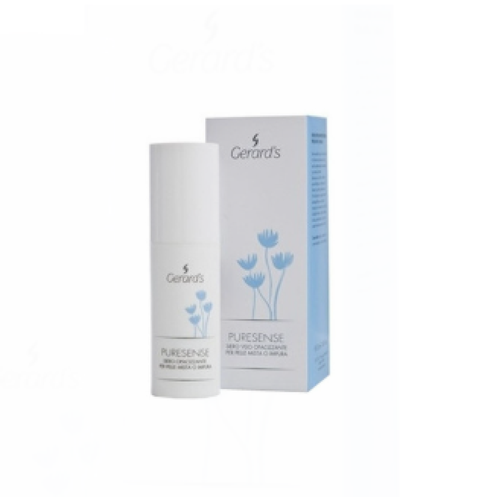 GERARD'S PURESENSE Mattifying Face Serum - Matējošs sejas serums kombinēta tipa ādai vai ādai ar netīrumiem, 30ml