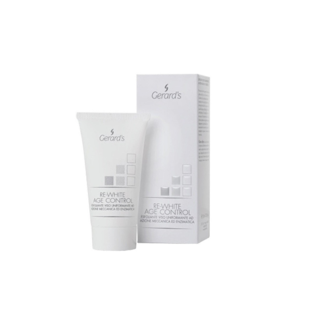 GERARD'S RE-WHITE AGE CONTROL Exfoliant peeling - Pīlings sejai, mehāniska-enzimātiska iedarbība, 50ml (RFAREW081)