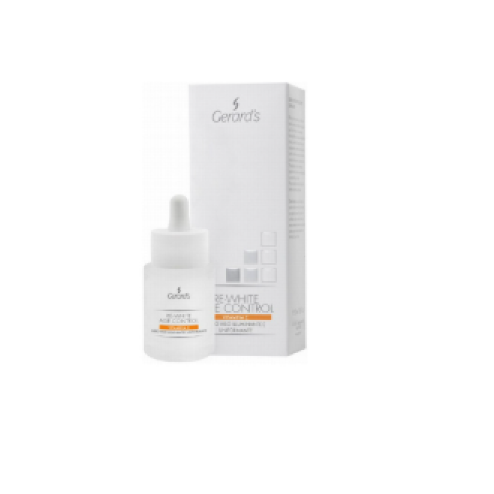 GERARD'S RE-WHITE AGE CONTROL Vitamin C serum - Vitamīns C| Izgaismojošs un izlīdzinošs sejas serums, 30ml (RFAREW260)