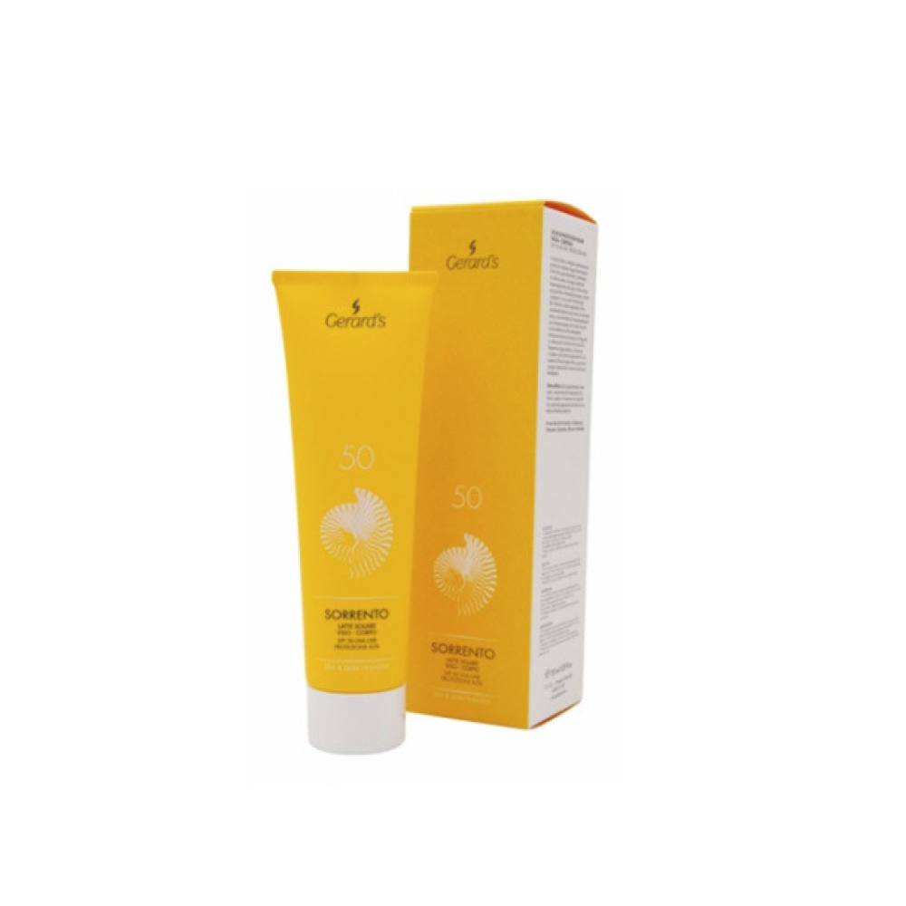 GERARD'S SORRENTO Sun protection face and body cream - Aizsargkrēms sejai un ķermenim, SPF 50, 150ml (RXXSUN163)