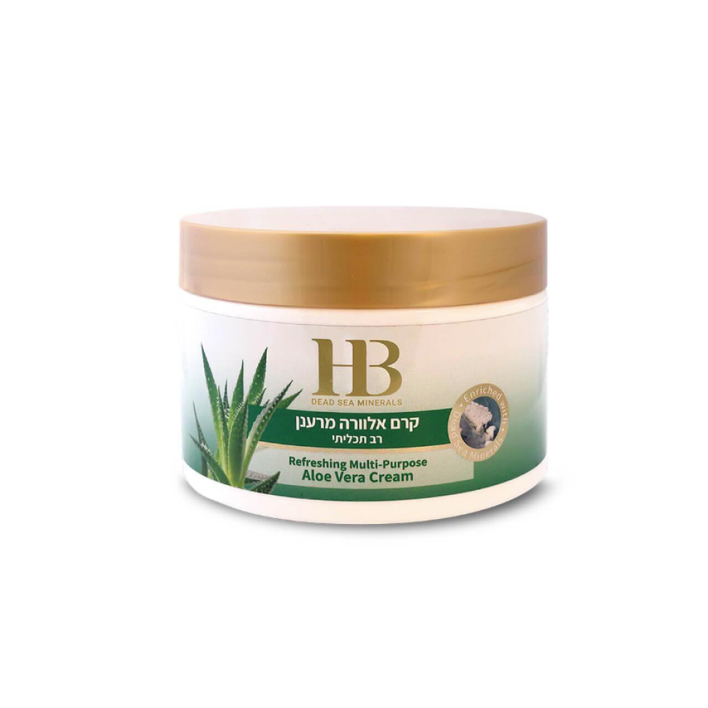 HEALTH&BEAUTY Refreshing Multi-Purpose Aloe Vera Cream - Daudzfunkcionālais krēms ar Aloe Vera, 350ml (hb-aloe-350)