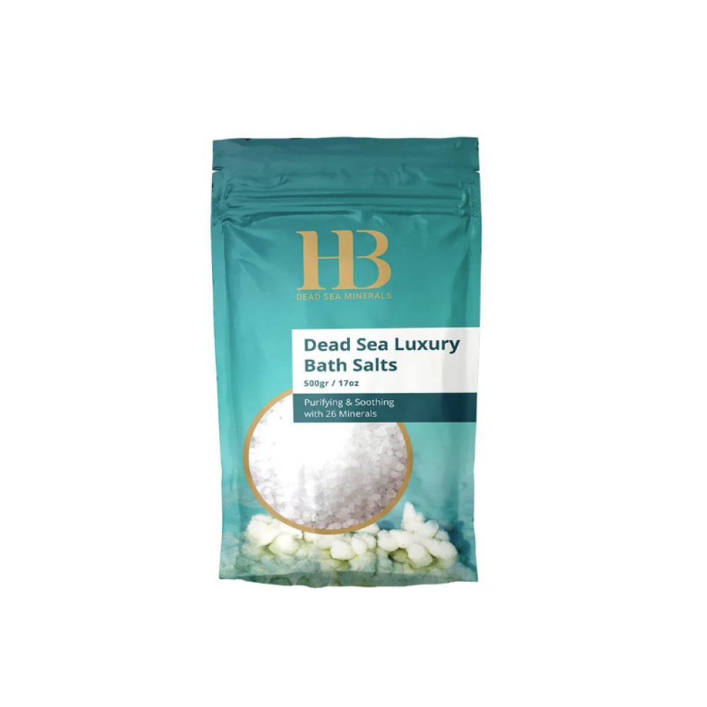 HEALTH&BEAUTY Luxury Bath Salts Natural - Nāves jūras sāls, 500gr (H&B05054)