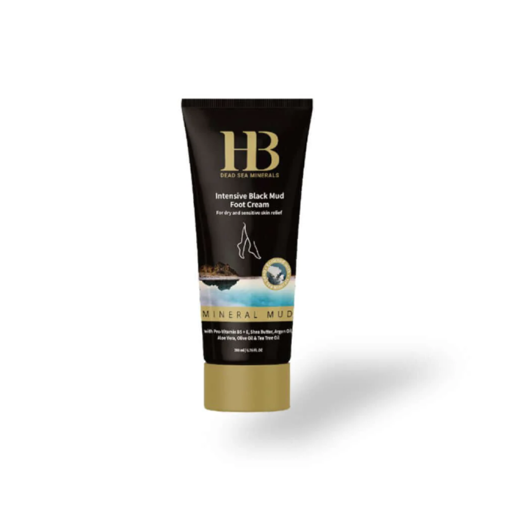 H&B Intensive Black Mud Foot cream - Krēms kājām ar dubļiem, 100ml (H&B0057)