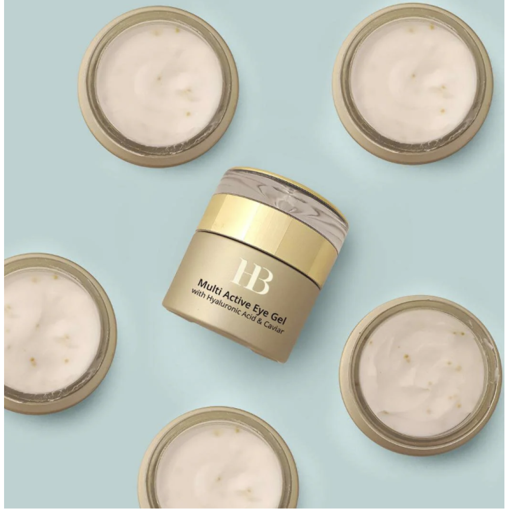 H&B PREMIUM LINE Multi-Active Eye Gel with Hyaluronic acid and Caviar - Aktīvs acu gēls ar hialuronskābi un ikriem, 50ml (h&b-gel)