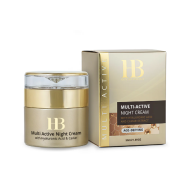 H&B PREMIUM LINE Multi-Active Night Cream with Hyaluronic acid and Caviar Extract - Aktīvs nakts sejas krēms ar hialuronskābi un kaviāra ekstraktu