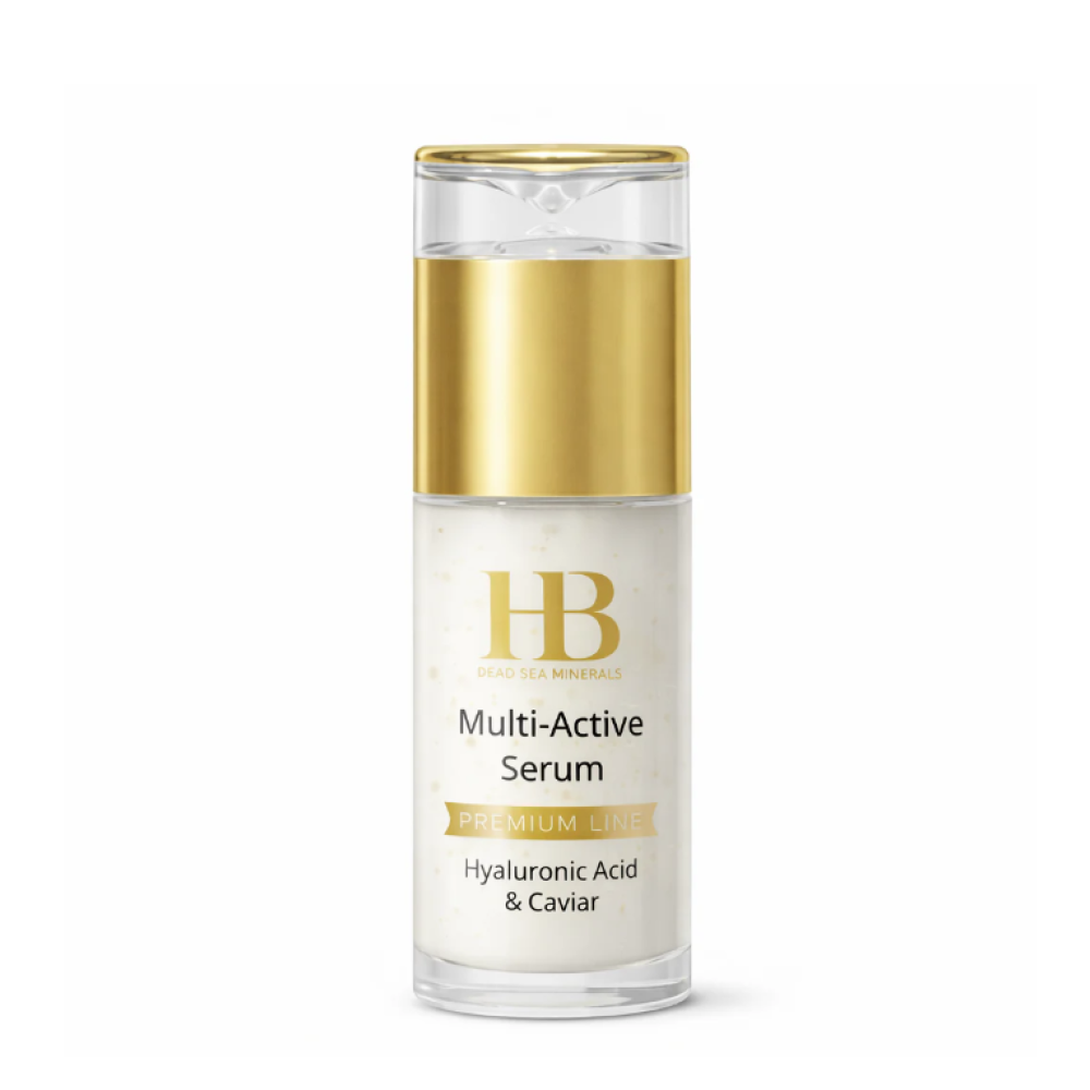 H&B Multi-Active Serum with Hyaluronic acid and Caviar - aktīvs sejas serums ar hialuronskābi un ikriem (HB-SERUM)