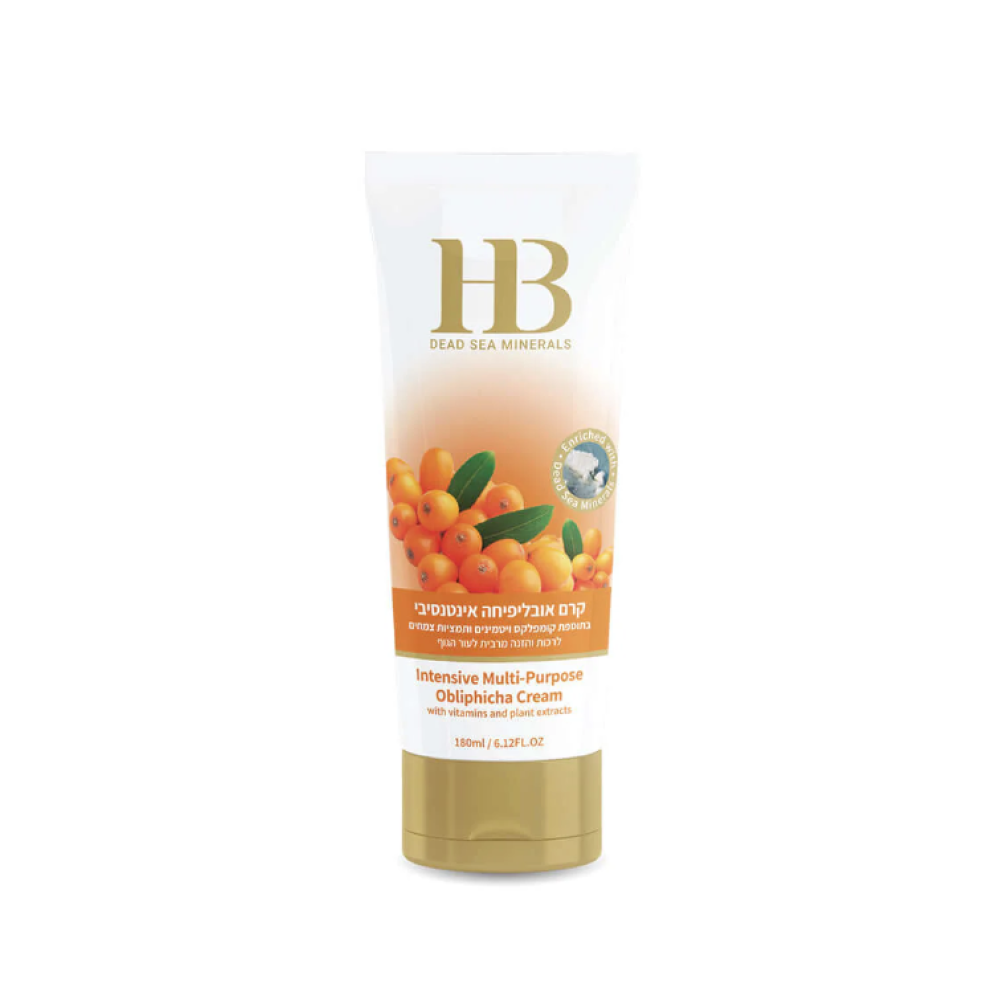 Health&Beauty Intensive Obliphicha Multi-Purpose Body Cream -  Pret novecošanās ķermeņa krēms ar smiltsērkšķu eļļu, 180ml (H&B00029)