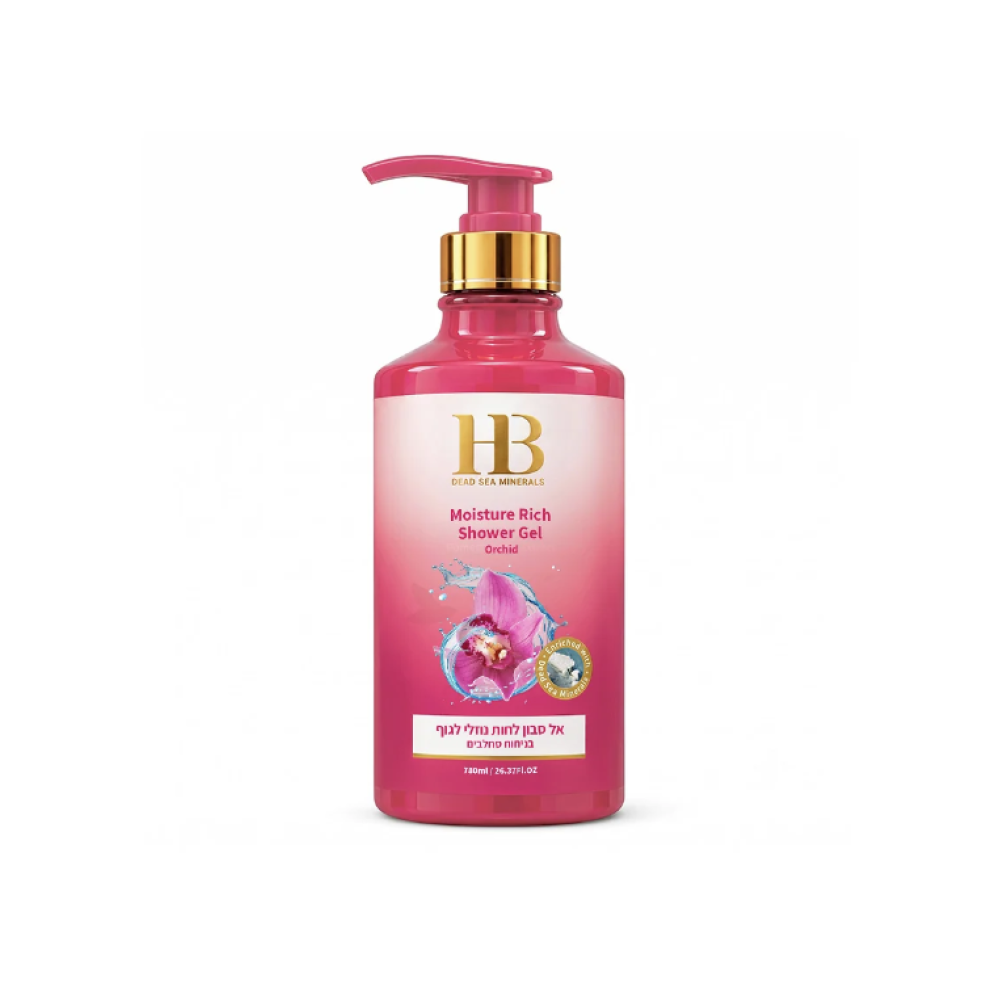 HEALTH&BEAUTY Moisture Rich Shower Cream Orchid - Mitrinoša dušas želeja-krēms Orhideja, 780ml (H&B00094)