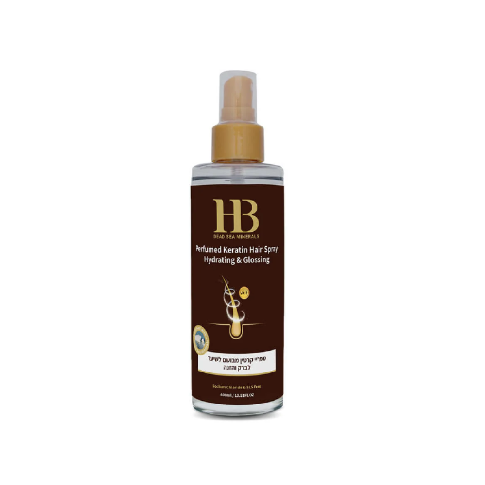 HEALTH&BEAUTY Perfumed Keratin Hair Spray (Hydrating & Glossing) - Parfimēts keratīna sprejs Mitrināšana&Spīdums, 200ml (hb-hair-spray)