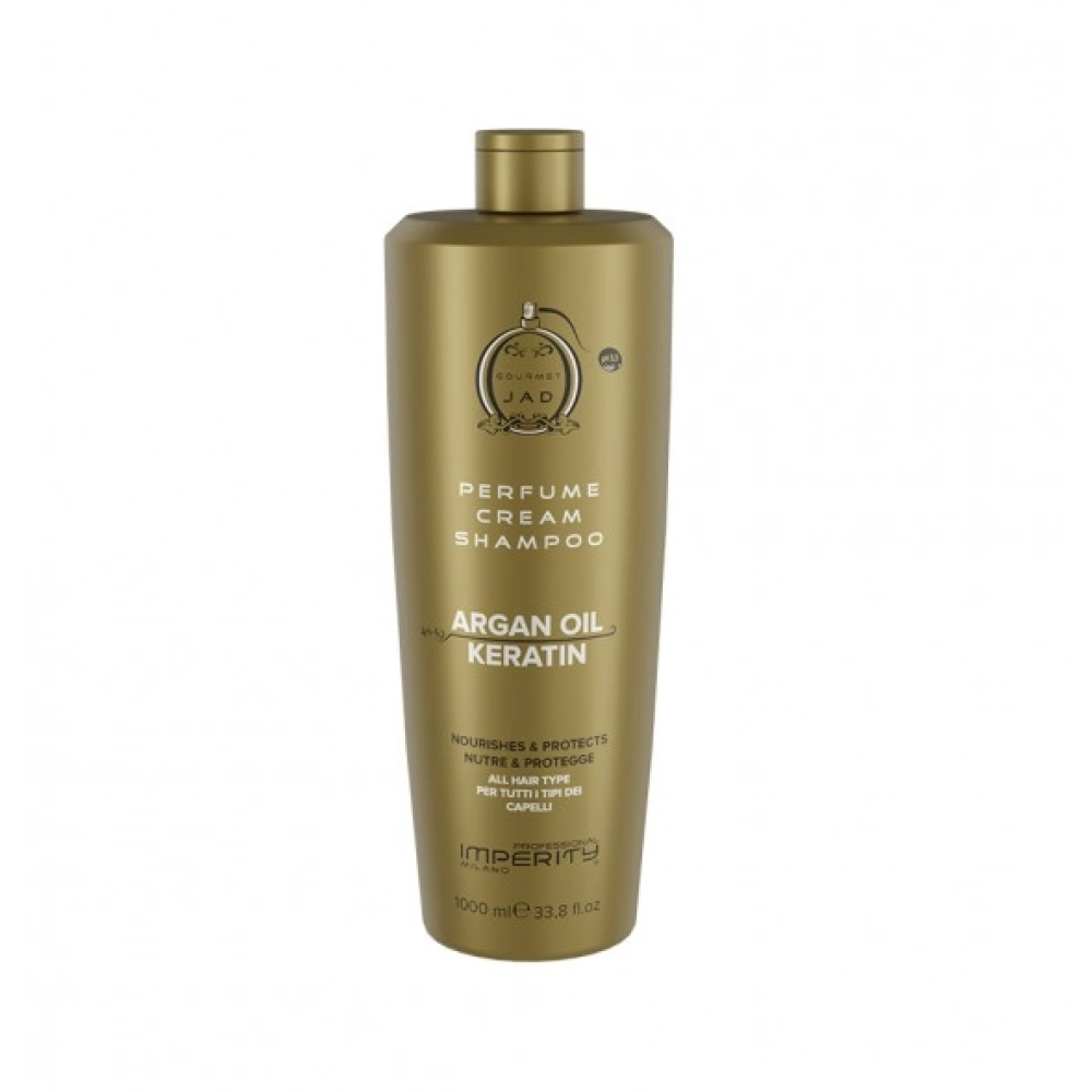 IMPERITY Gourmet JAD Perfume Cream Shampoo - Šampūns ar keratīnu un argāna eļļu, 1000ml (BRL6242-jad)