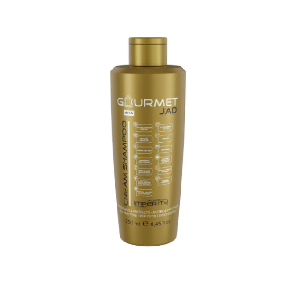 IMPERITY Gourmet JAD Perfume Cream Shampoo - Šampūns ar keratīnu un argāna eļļu, 250ml (BRL6242-jad)