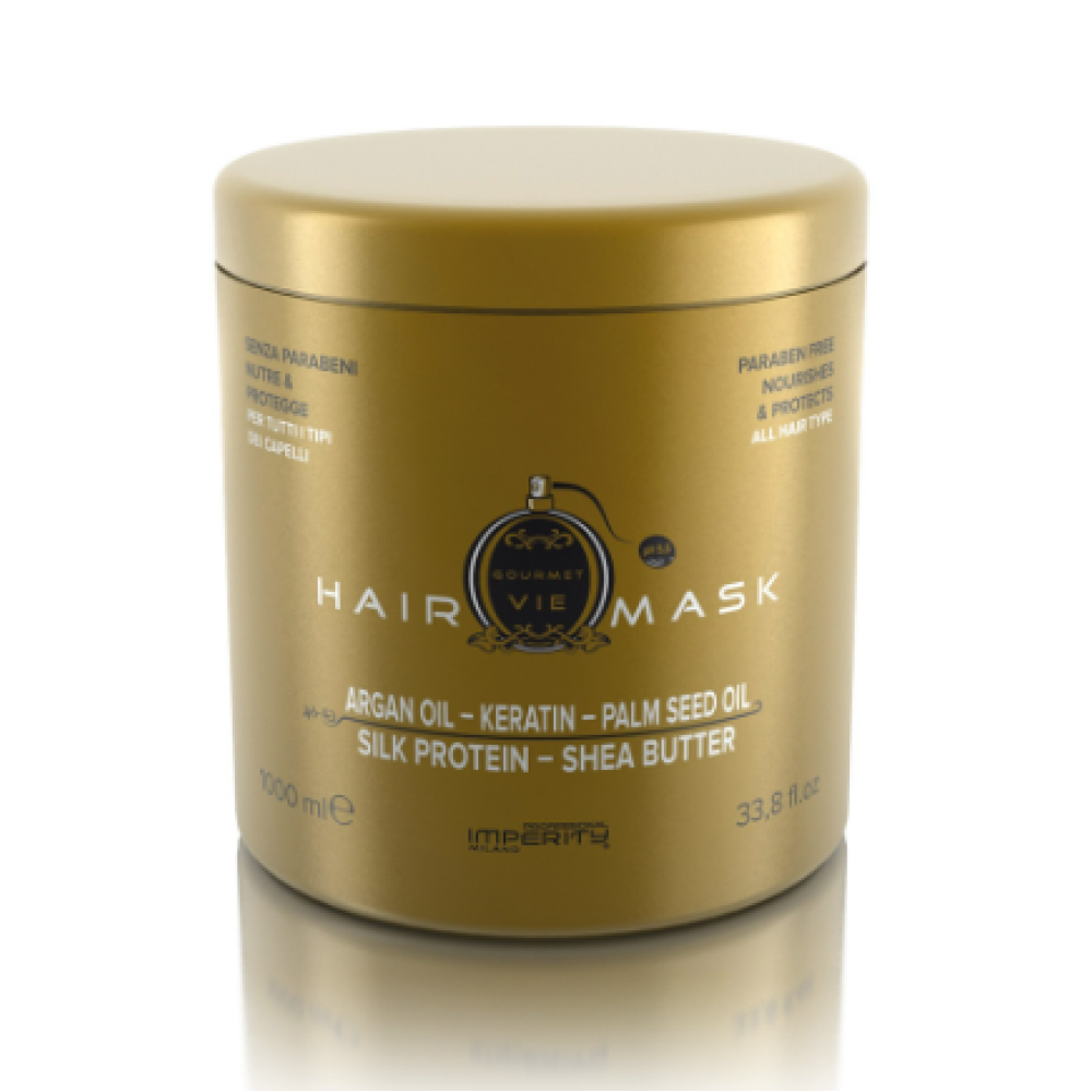IMPERITY Gourmet Vie Mask - Маска для волос с аргановым маслом и кератином, 1000ml