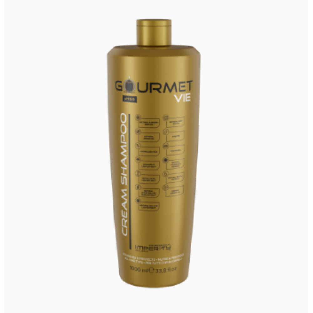 IMPERITY Gourmet Vie Perfume Cream Shampoo - Шампунь с кератином и аргановым маслом, 1000мл