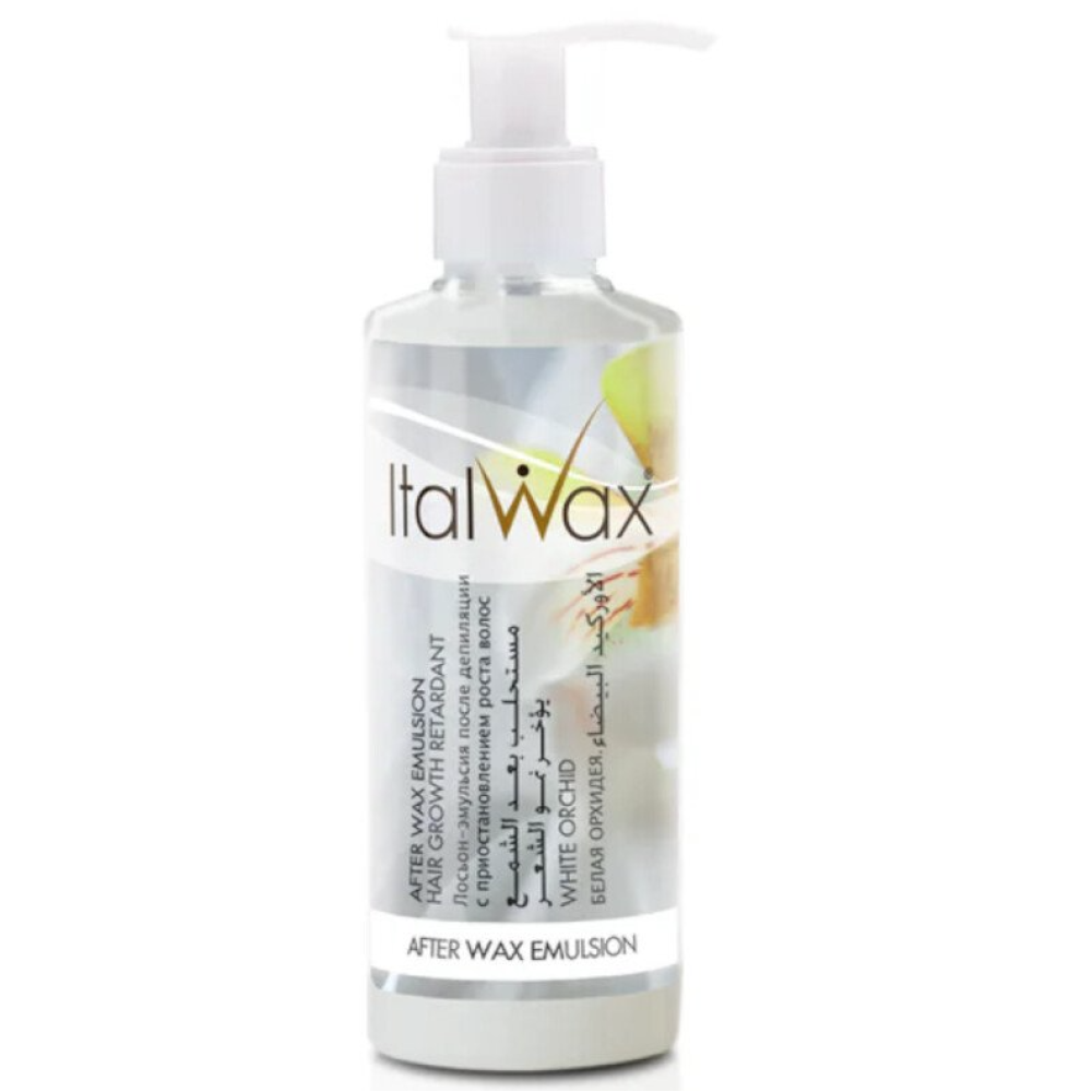 Italwax After Wax Emulsion Hair Growth Retardant White Orchid - Pēc vaksācijas emulsija, matu augšanas kavēšanai ar balto orhideju, 100ml (ret-100)