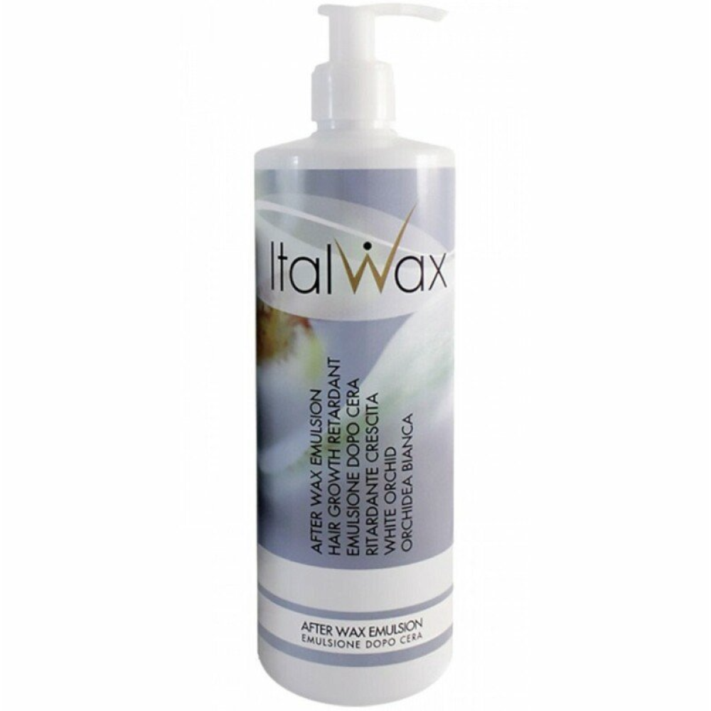 Italwax After Wax Emulsion Hair Growth Retardant White Orchid - Pēc vaksācijas emulsija, matu augšanas kavēšanai ar balto orhideju, 500ml (orchidemulsion)