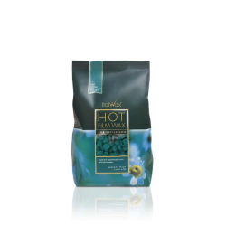 ItalWax Hot Film Wax AZULENE - Caurspīdīgs plēves vasks AZULENE, 500gr.