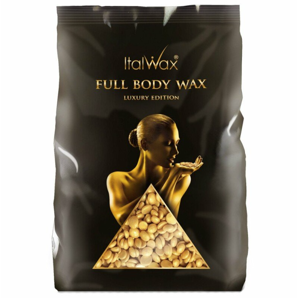ItalWax Hot Film FULL BODY Wax - Cietais vasks granulās visam ķermenim, 1000gr. (17335)