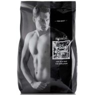ItalWax Hot Film Wax Pour HOMME - Caurspīdīgs plēves vasks Vīriešiem, 1000gr.