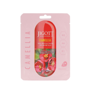 Jigott Camellia Real Ampoule Mask - Auduma maska sejai, 27ml