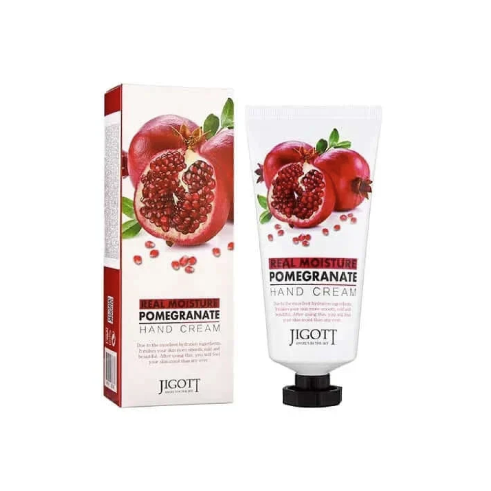 JIGOTT Real Moisture Pomegranate Hand cream - Intensīvi mitrinošs roku krēms ar granātābolu ekstraktu, 100ml (280788)