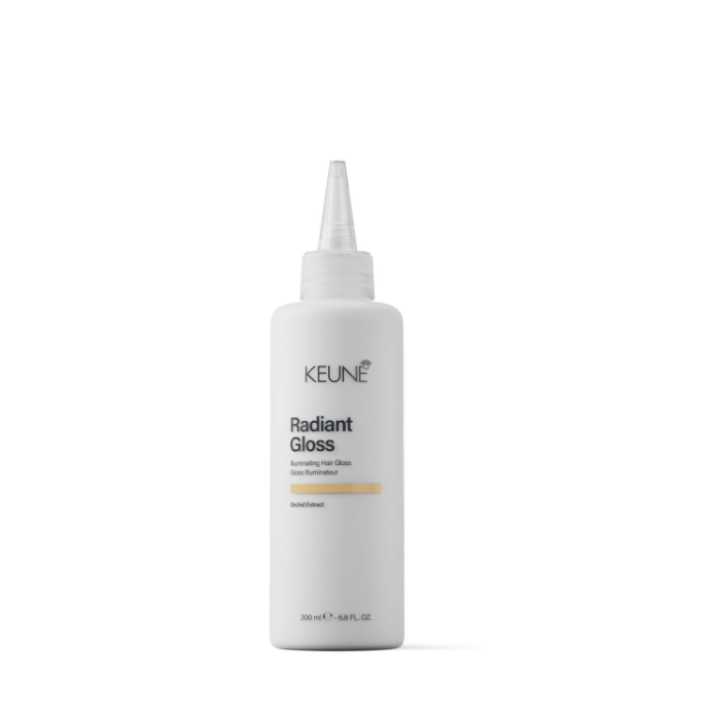 KEUNE Radiant Gloss Illuminating Hair Gloss – Izskalojams līdzeklis matu mirdzumam, 200ml (63310314)