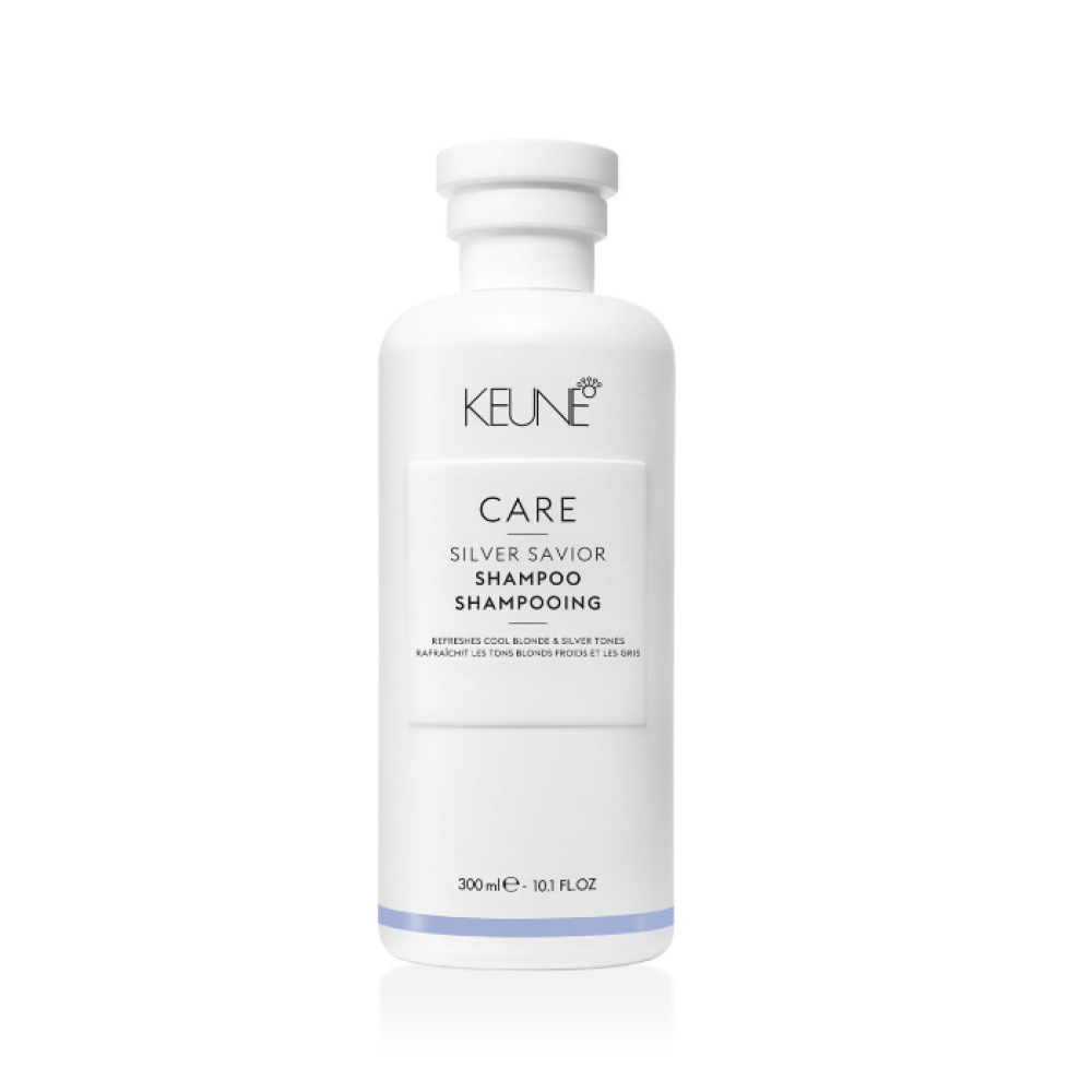 KEUNE Silver Savior Silver Shampoo – Tonējošs šampūns ar violetajiem pigmentiem, 300ml (63310059)