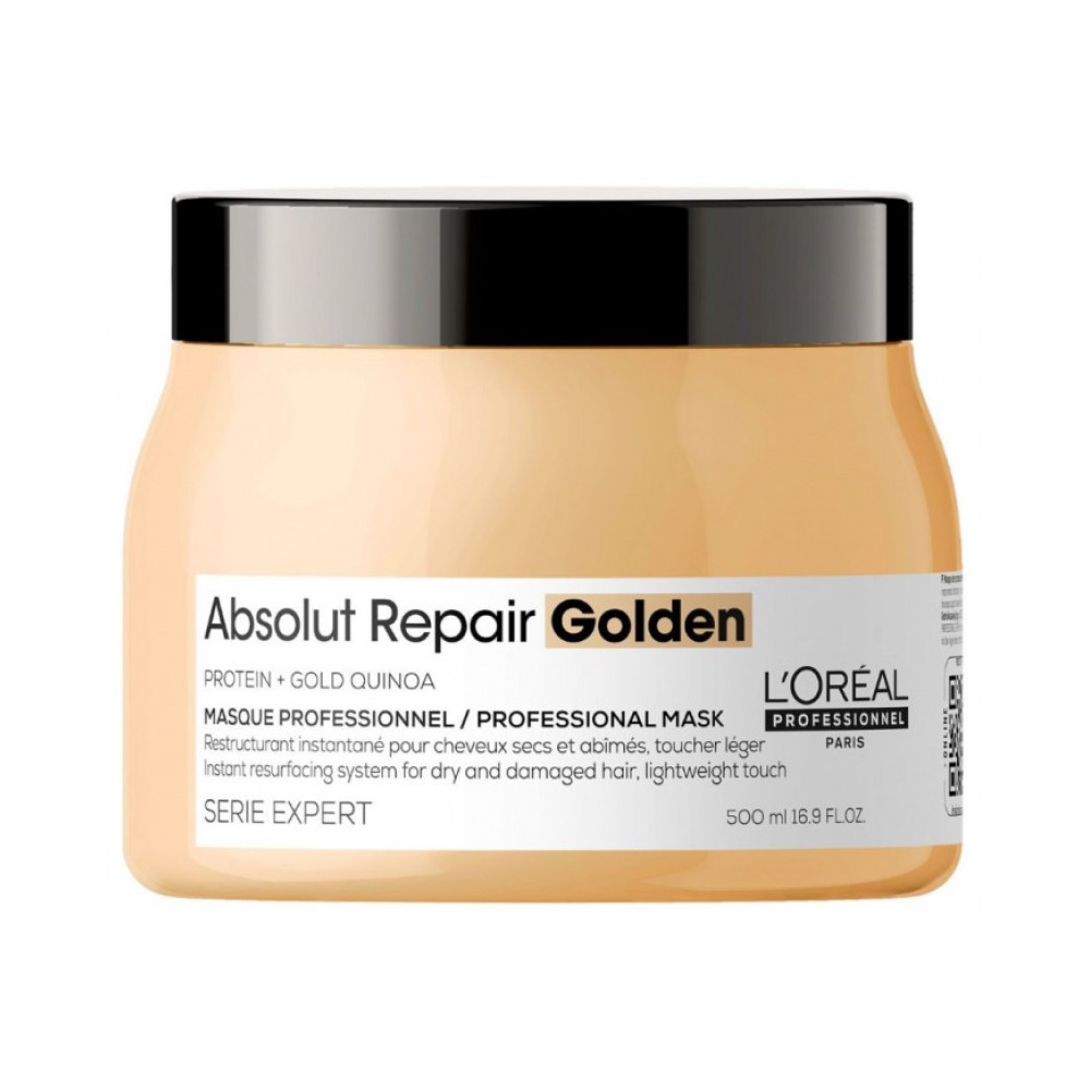 L'Oreal Professionnel Serie Expert Absolut Repair Golden Mask - Atjaunojoša maska bojātiem matiem, 500ml