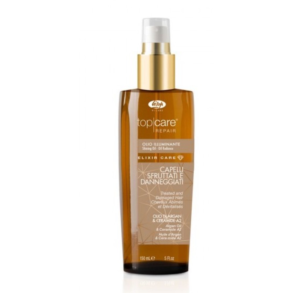 Lisap Milano Elixir Care Oil - Mitrinoša eļļa ķīmiski apstrādātiem un bojātiem matiem Lisap Milano Elixir Care Oil - Mitrinoša eļļa ķīmiski apstrādātiem un bojātiem matiem