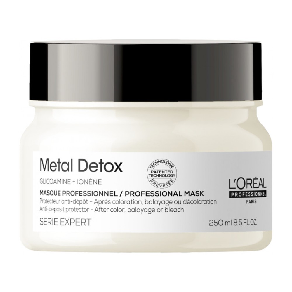 L'Oreal Professionnel Serie Expert Metal Detox Masque - Profesionālā maskas sistēma, kas aizsargā pret nogulsnēm, 250ml