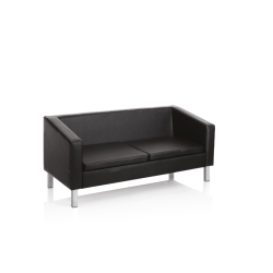 LUCKY BLACK WAITING-area SOFA - Trīsvietīgs dīvāns uzgaidāmajai zonai
