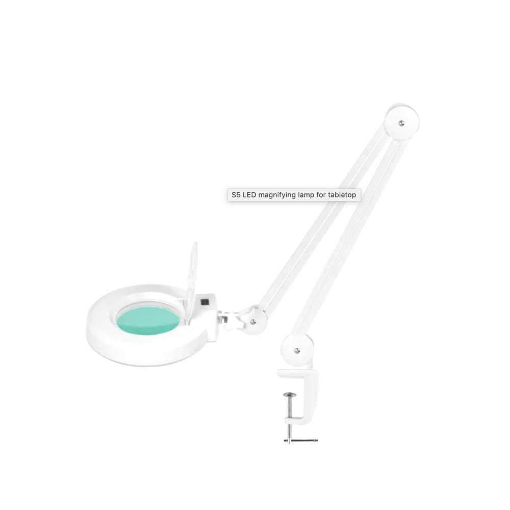 S5 LED magnifying lamp for tabletop