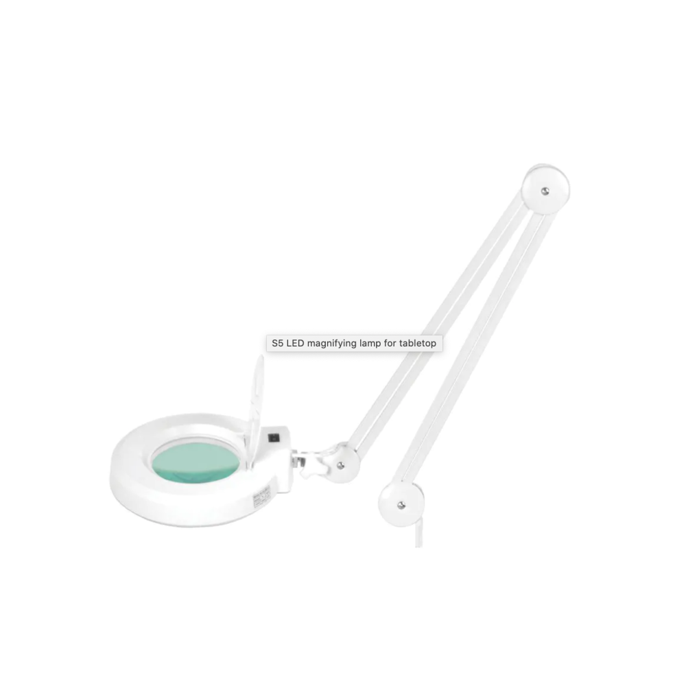 S5 LED magnifying lamp for tabletop