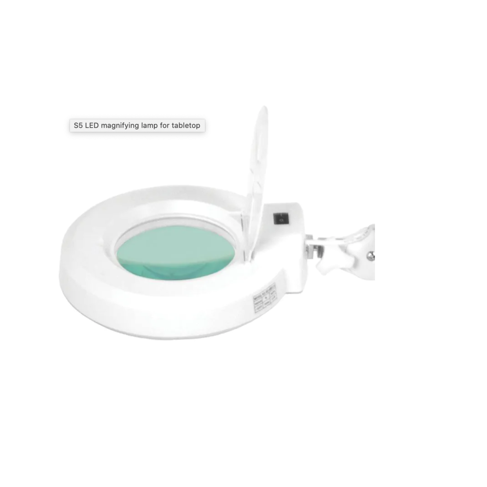 S5 LED magnifying lamp for tabletop