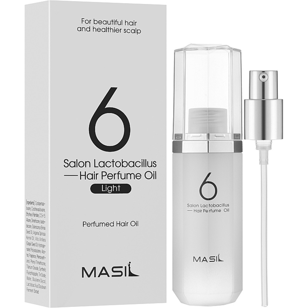 MASIL Lactobacillus Hair Perfume Oil Light - Parfimēta matu eļļa ar probiotikām intensīvai mitrināšanai, 66ml